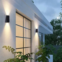 new solar wall lamp outdoor warmwhitergbw waterproof solar security lights for garden corridor yard garage solar wall lamp