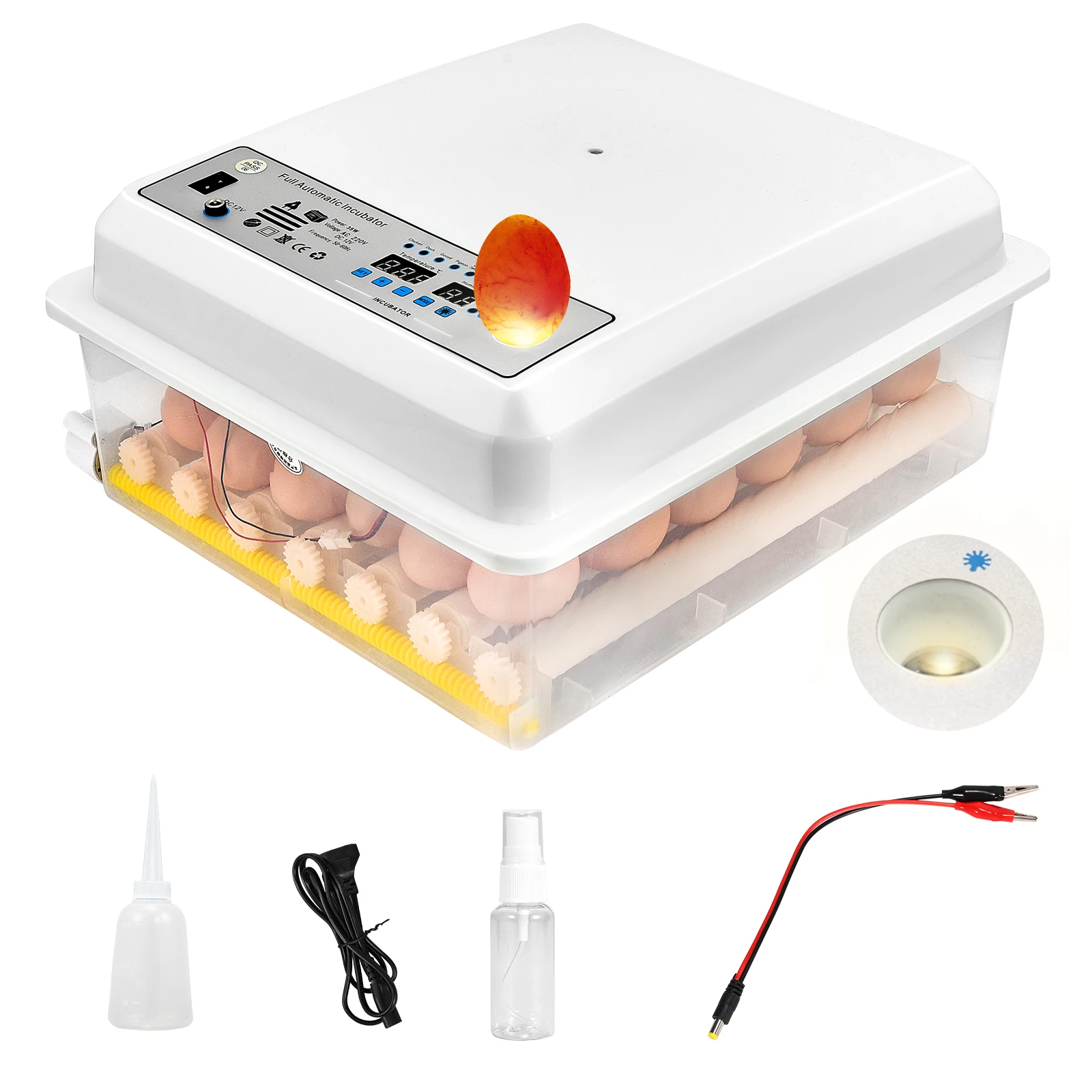 

110/220V Automatic Eggs Incubator Brooder Farm Hatchery Machine 36 Eggs Hatcher Chicken Egg Incubator Goose Bird Quail Brooder