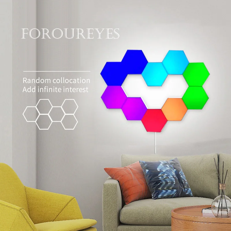 Настенные светильники RGB сенсорный квантовый светильник модульный светодиодный