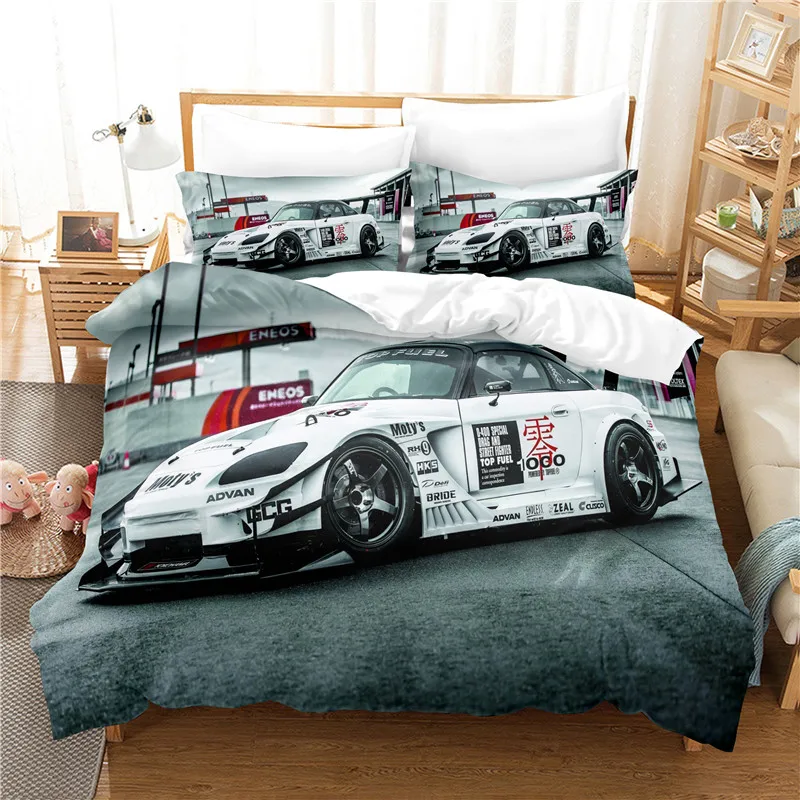 

Sports Car Bedding Set Duvet Cover Set 3d Bedding Digital Printing Bed Linen Queen Size Bedding Set Fashion Design