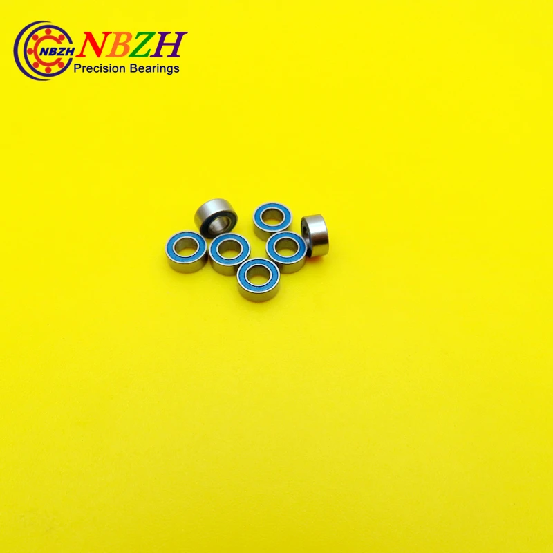 10 шт. MR63 2RS 3*6*2 5 мм Миниатюрные шарикоподшипники MR63RS Z L630 синяя резиновая крышка|cover