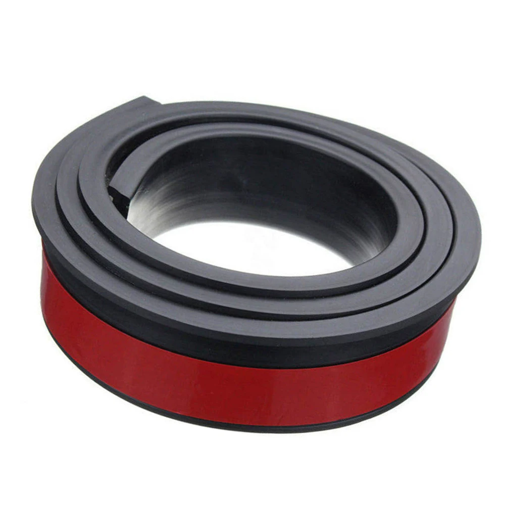 

Universal 1.5M Black Car Fender Flare Wheel Eyebrow Protector Arch Trim Strip 4.5cmx1.5m Wheel Eyebrow Strip