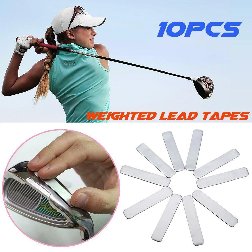 

10pcs Practical Aggravating Effective Lead Tape Add Weight For Golf Club Malleable Replacement Multi Use Balance Easy Apply