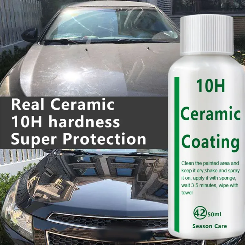 Супергидрофобное покрытие для автомобиля лакокрасочное мотоцикла 50 мл 10H защита