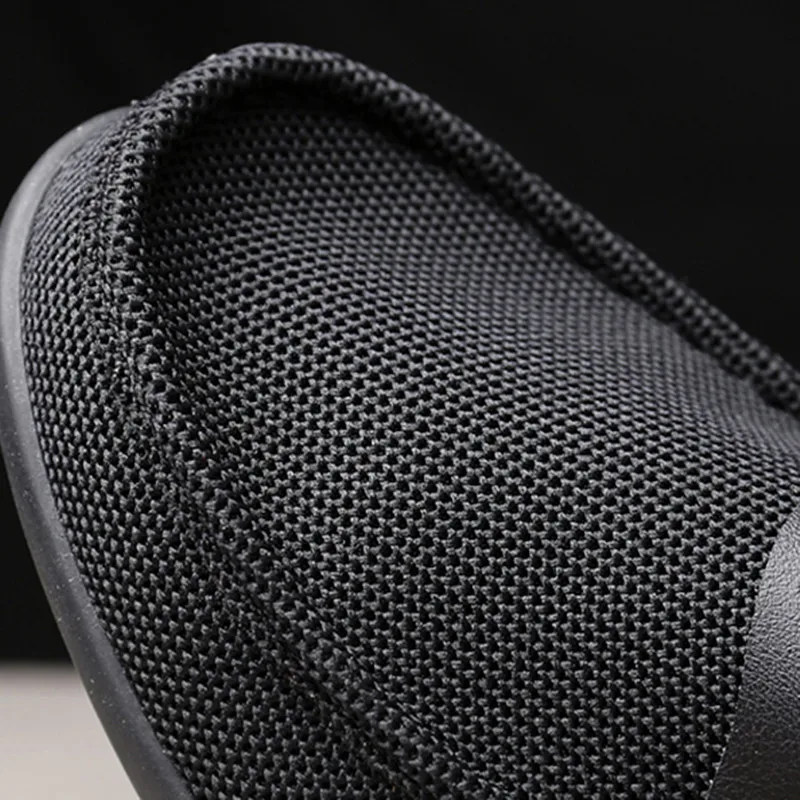 

Summer Mesh Breathable White Flat Loafers Large Size Comfort Soft Slip-on Casual Driving Shoes Daily Rubber Non-slip Footwear