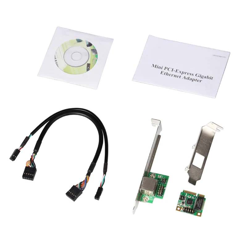 Сетевые карты Mini PCI-Express Gigabit Ethernet RJ45 порт адаптер 10/100/1000 Base-T сетевой LAN контроллер