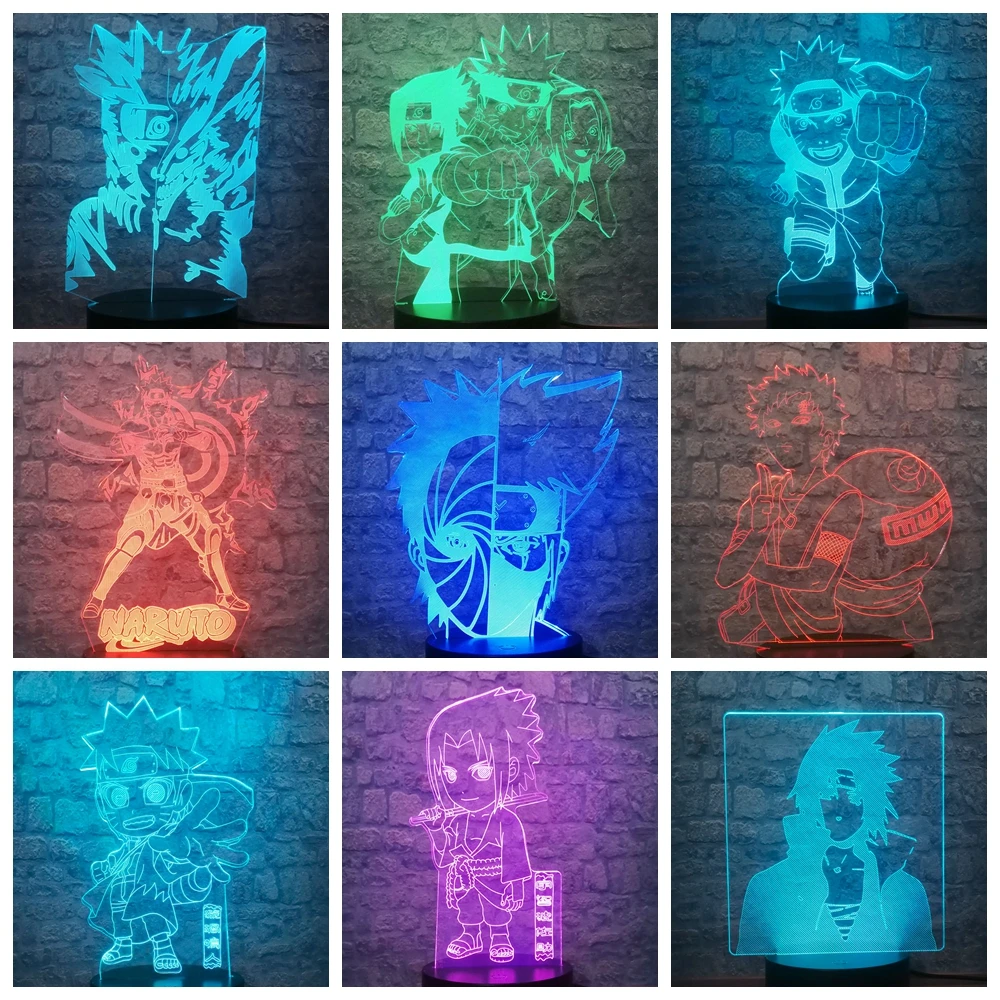 Новый 2019 рисунок аниме Наруто Узумаки Какаси из Как у героя мультфильма Саскэ USB