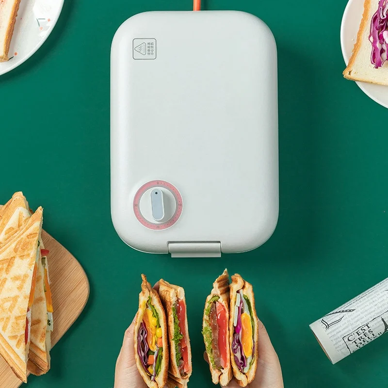 

WAN GONG Home Light Food Machine Breakfast Machine Waffle Grilled Toast Multi Sandwich Maker