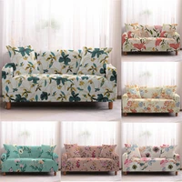 small floral stretch fabric sofa covers for living room all inclusive corner sofa couch cover non slip slipcover 1234 seater