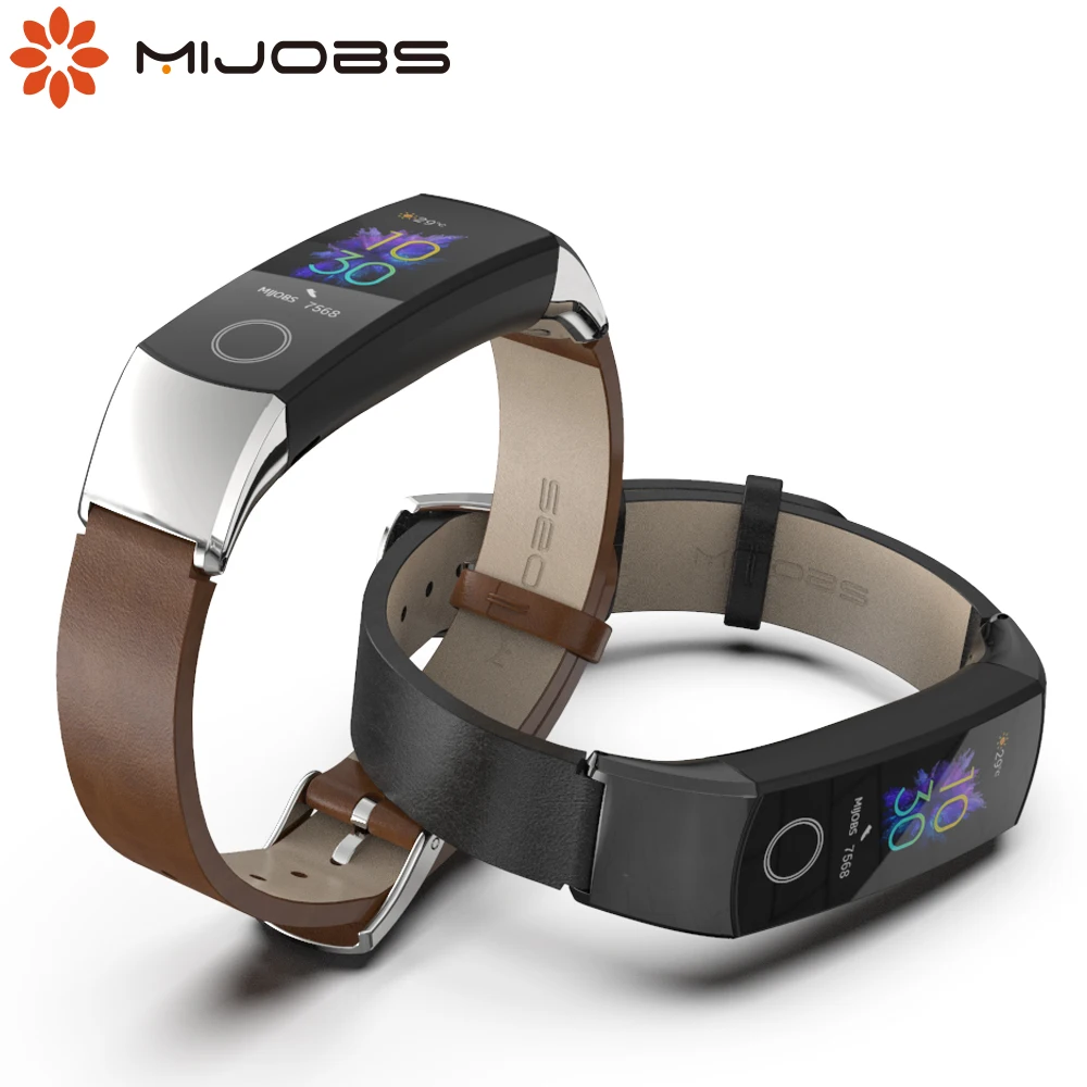 Ремень для Honor Band 5/4 Натуральная кожа браслет с функцией совместимый 4 Замена