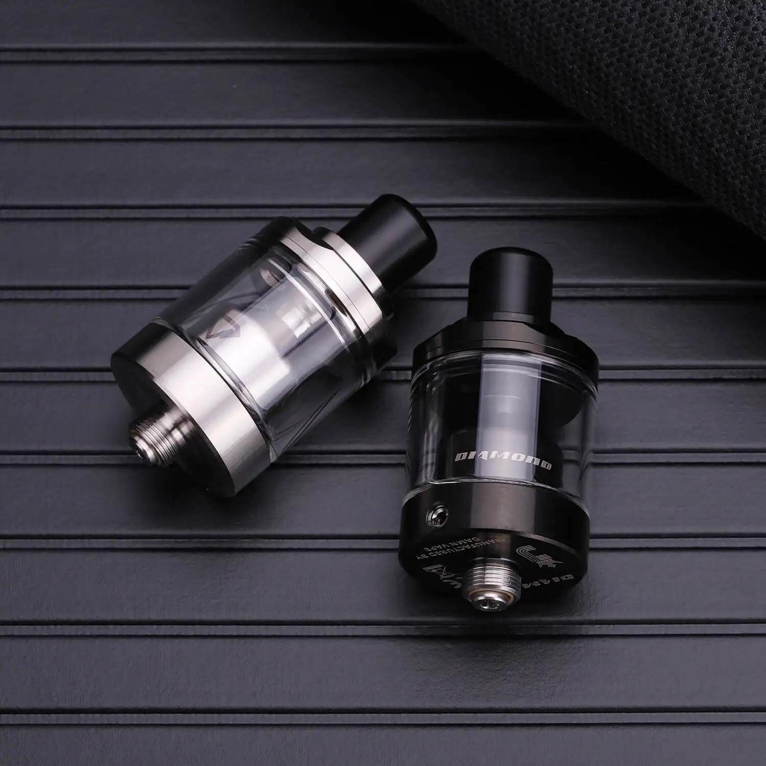 

Damn Vape Diamond MTL RTA Electronic cigarette atomizer 510 Delrin Drip Tip None diffusion Vape e cigarette Vaporizer RTA tank