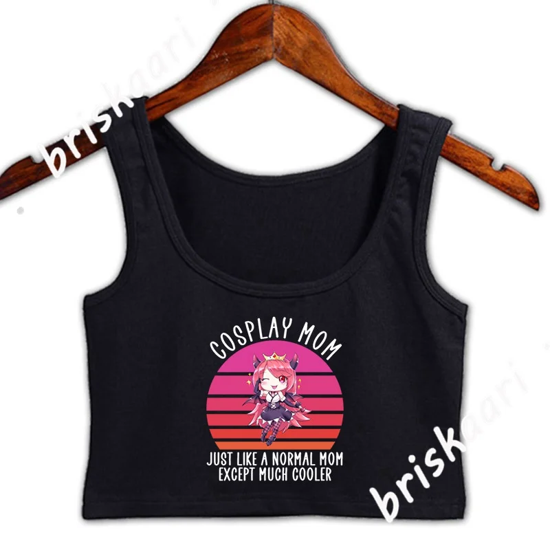 

Cosplay Mom Crop Top Women Fitness Sleeveless Spring Autumn Funny Casual S-2xl Natural Designing Tank Top Vest