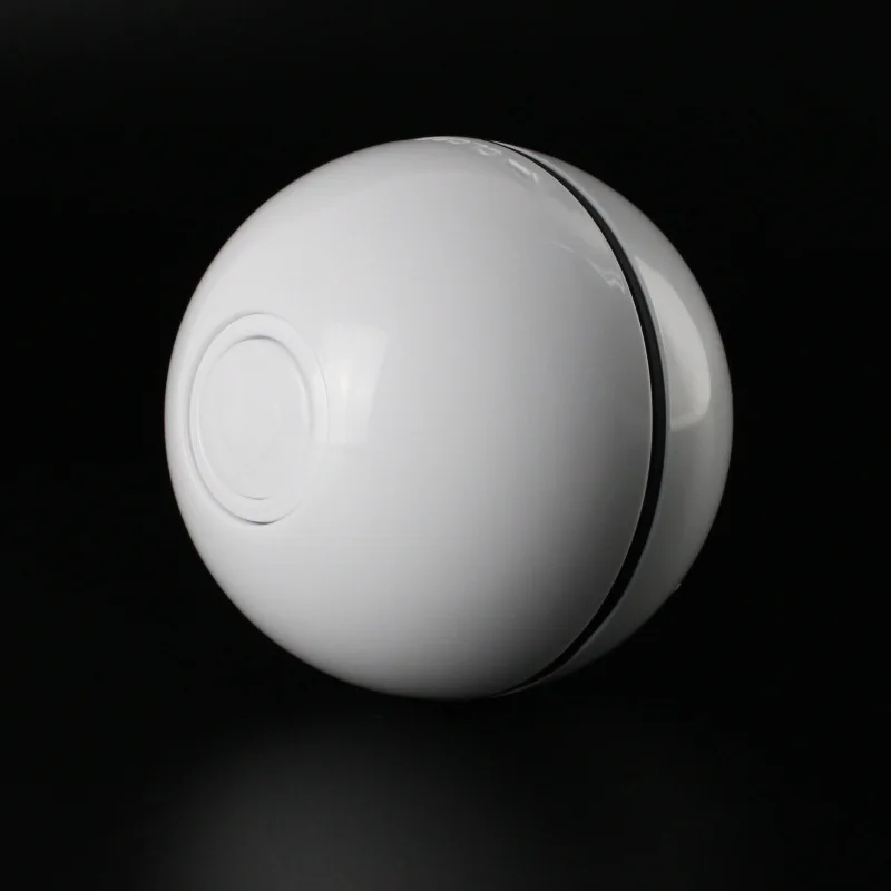 White - USB Charger Benepaw Smart 360 градусов самовращающийся шар нетоксичные игрушки для кошек интерактивная игра для домашних животных котенок светодиодный светильник зарядка через usb стимулирует охоту - Цвет: White - USB Charger