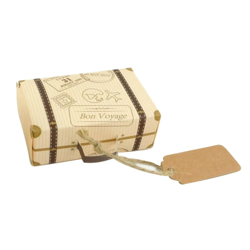 Горячая распродажа 10 комплектов креативный мини чемодан дизайн коробка для