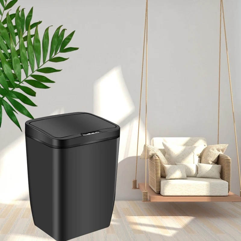 

12L Kitchen Home Inductive Automatic Sensor Dustbin Waste Bin Storage Garbage Trashcan Rubbish Bathroom Smart