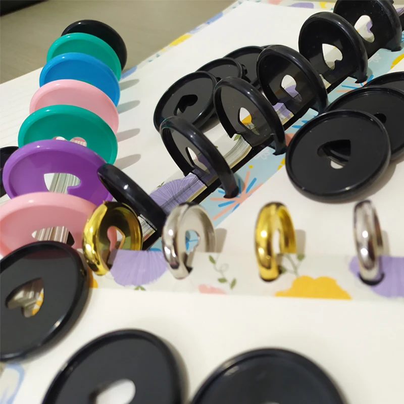 30 шт 35 мм переплет пряжки диск гриб отверстие кнопка блокнот пластиковый лист