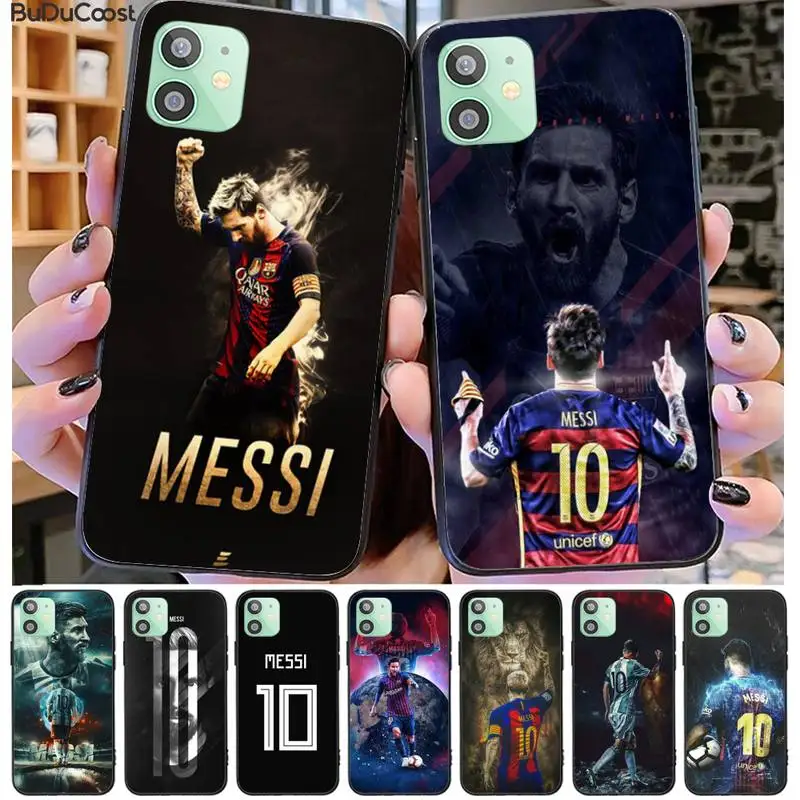 Чехол для телефона с изображением футбольного суперзвезды Месси iphone 11 Pro11 Pro Max X XS