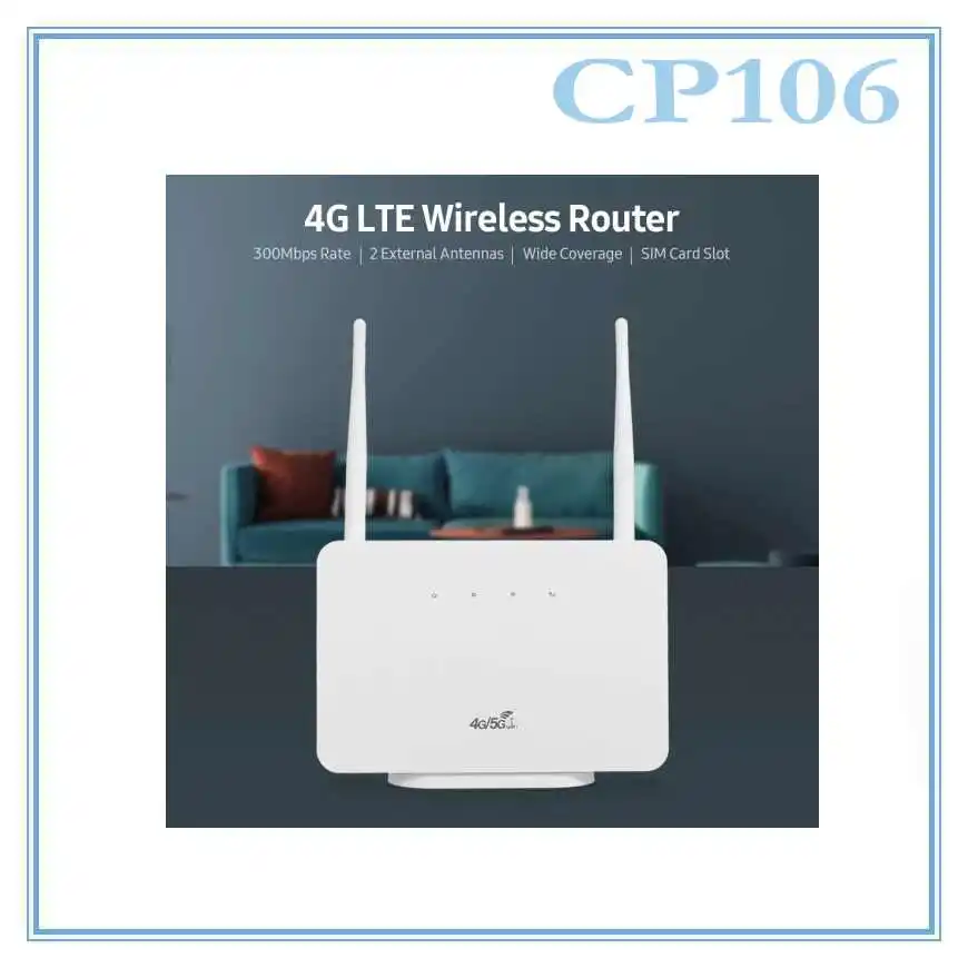 

Cheap 4G Wifi Wireles Router CP106 4G Lte Cat4 150Mbps Wireless With Rj45 Wan Lan 4G Router Pk Huawe B593 B315
