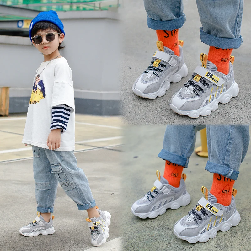 

Boys Girls Fashion Sneakers Baby/Toddler/Little Kids Pu Leather Trainers Children School Sport Shoes Soft Running Shoes Casual