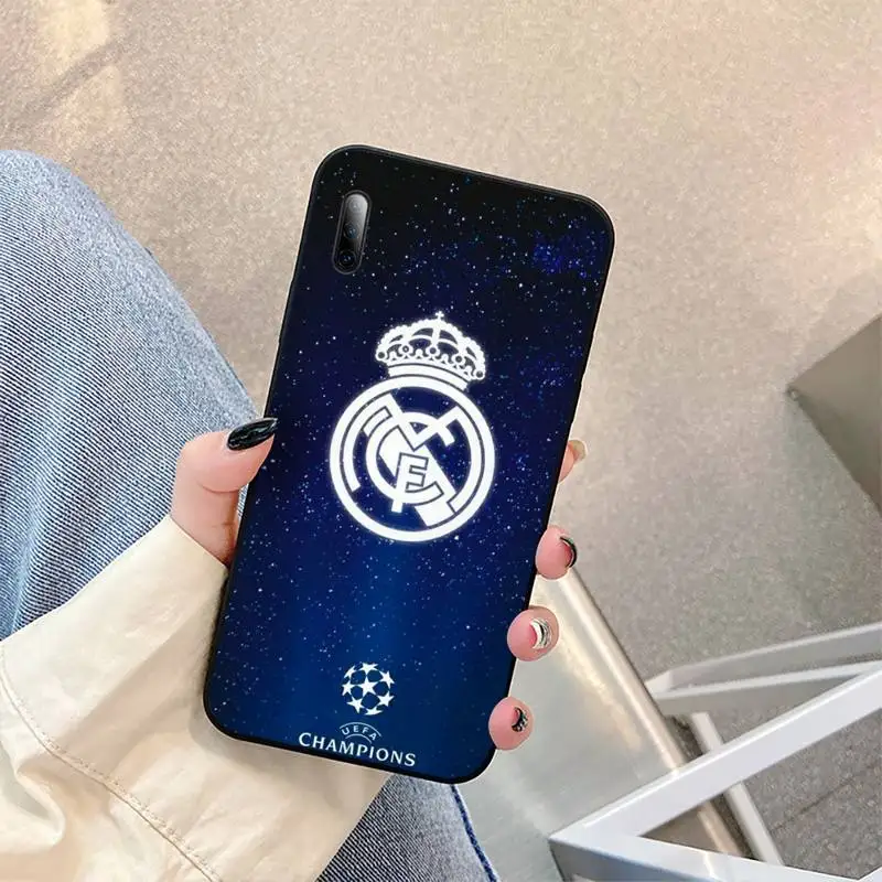 

Real Madrid Club Phone Case For Samsung S note S10E 6 7 8 9 10 20 plus edge lite Cover Fundas Coque