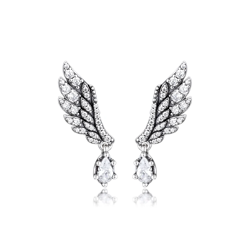 

GPY Earrings for Women Dangling Angel Wing Stud Earring Pendientes Kolczyki Earings Aretes Brincos 925 sterling silver Jewelry