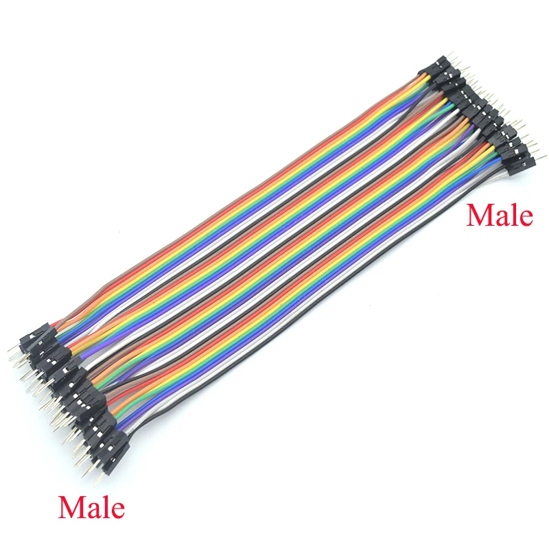 Разъем Dupont 40P Перемычка 10/20/30 см штекер гнездо кабель для arduino Набор