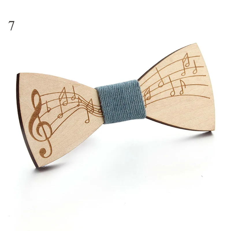 Модная деревянная бабочка джентльменский галстук мужские галстуки ручной