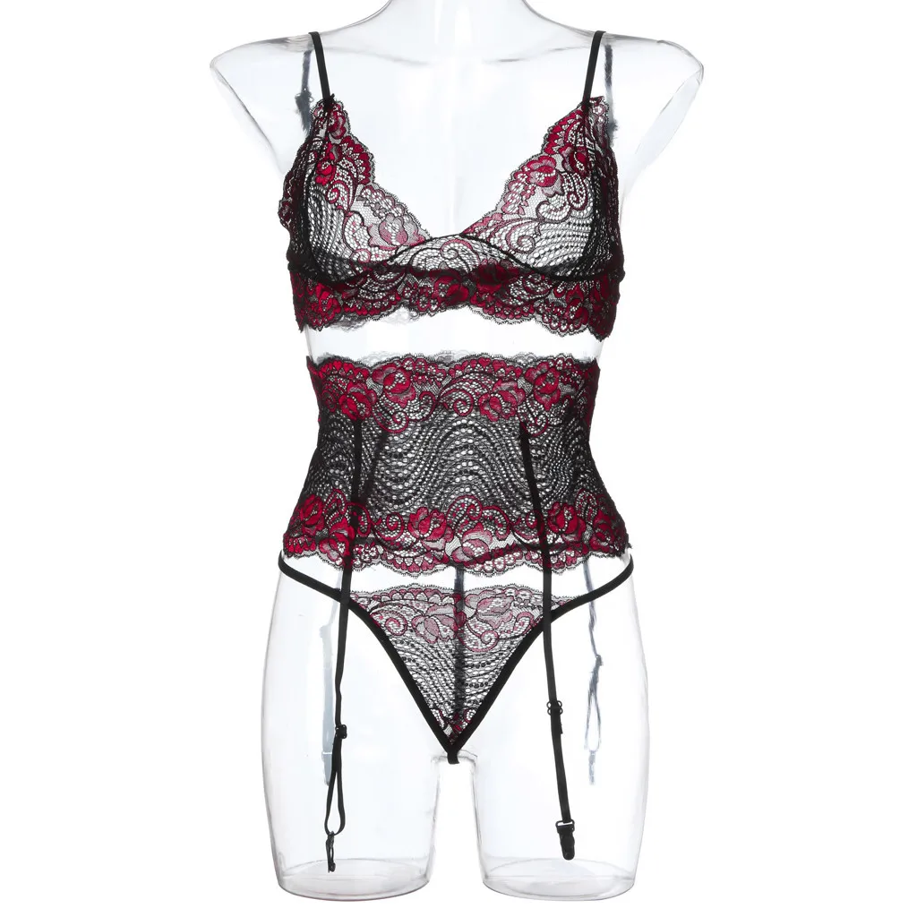 Комплект нижнего белья Для женщин сексуальное женское белье бесшовный комплект