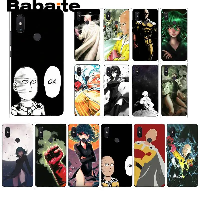 Мягкий чехол из ТПУ Babaite с аниме One Punch Man Girl для XiaoMi 6 MIX2 8SE K20 REDMI 5A NOTE4X 7 6A чехлы