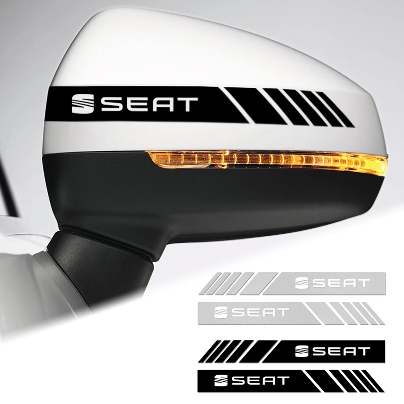 2 шт. новые светоотражающие наклейки на автомобильные кузова Seat Leon Ibiza Cupra