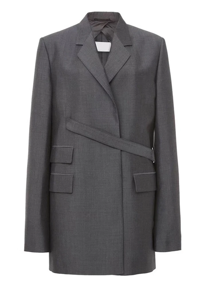 Женский шерстяной костюм K &amp L черный костюм-блоггер в стиле ins и минималистского