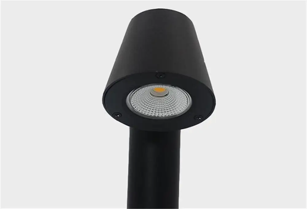 H72cm 7 Вт COB светодиодный газонный светильник для садовых дорожек IP65 110V 220V теплое