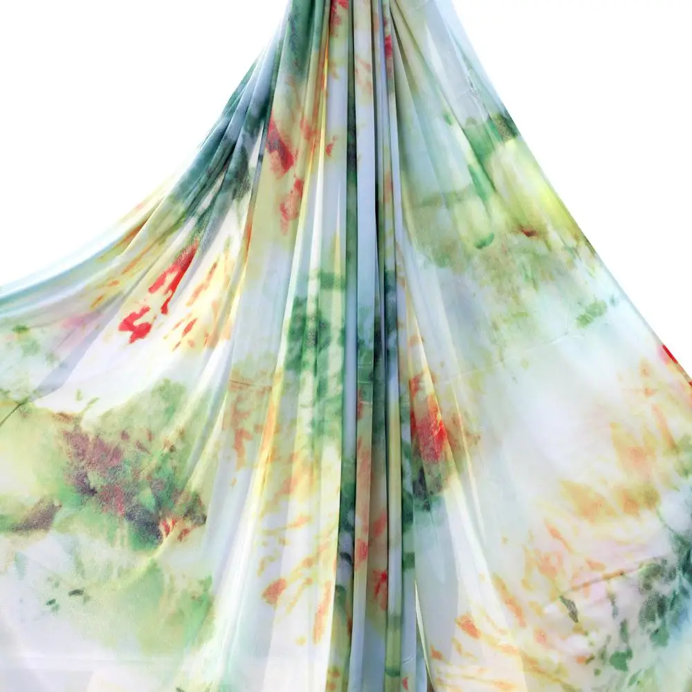 13 ярдов/12 м Омбре воздушный шелк высокого качества градационные цвета Аэрограф