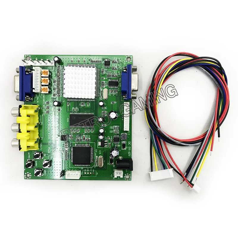 1 комплект новый RGB CGA EGA YUV в VGA HD видео конвертер плата moulle HD9800 GBS8200