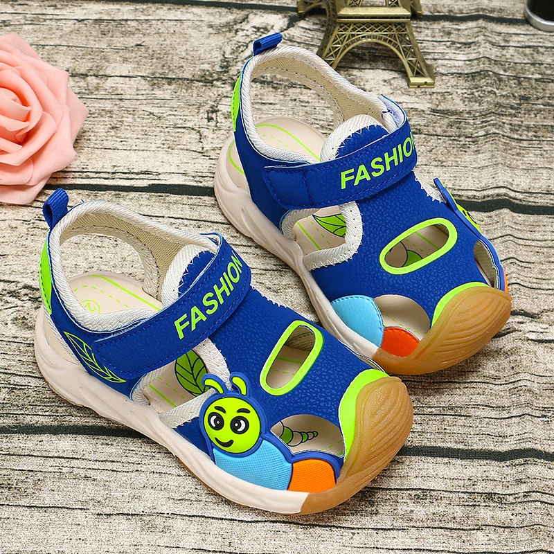 Детская обувь с закрытым носком брендовые ортопедические сандалии из