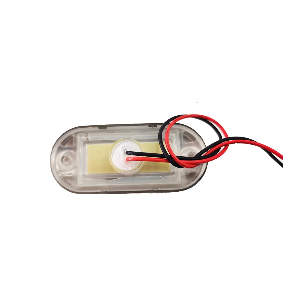 

2PCS 12V LED Waterproof Yacht Saloon Car Door Light Stainless Steel Step Corridor Lamp White and Blue