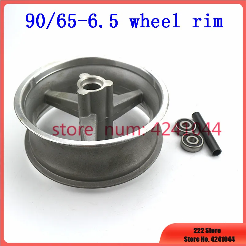 Ступица переднего колеса 90/65 6 5 дюйма алюминиевые диски подходят для 47cc 49cc Mini Dirt