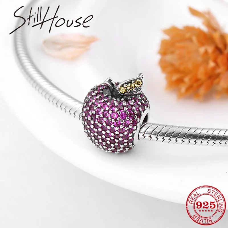 Женский браслет из серебра 925 пробы с красным Цирконом | Украшения и аксессуары