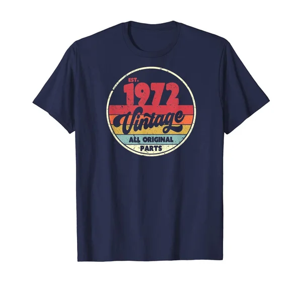 

1972 Vintage Shirt, Birthday Gift Tee. Retro Style T-Shirt