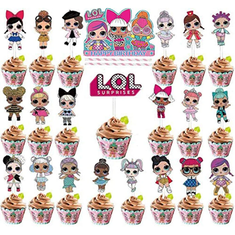 24 шт. детский Топпер для кексов | Игрушки и хобби