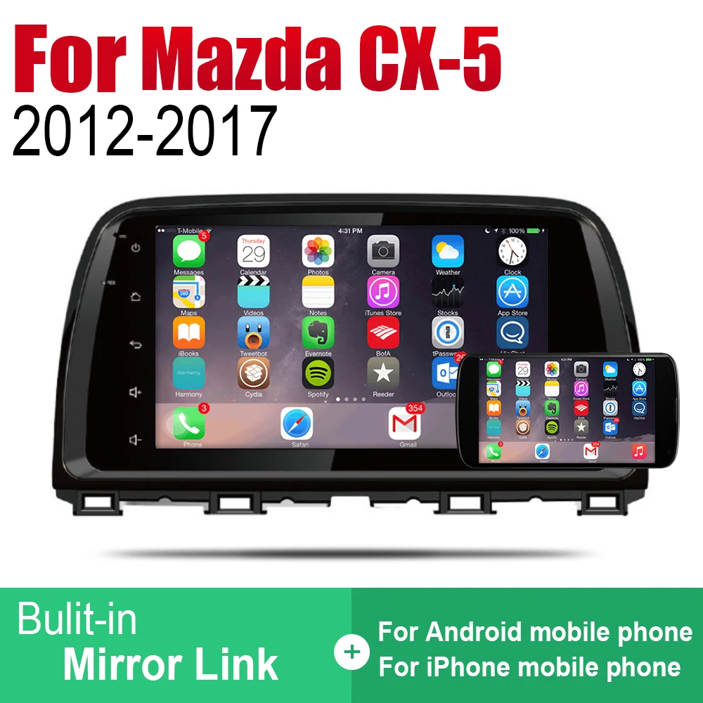 ZaiXi Авто плеер GPS навигация для Mazda CX 5 2012 ~ 2017 автомобильный Android мультимедийная
