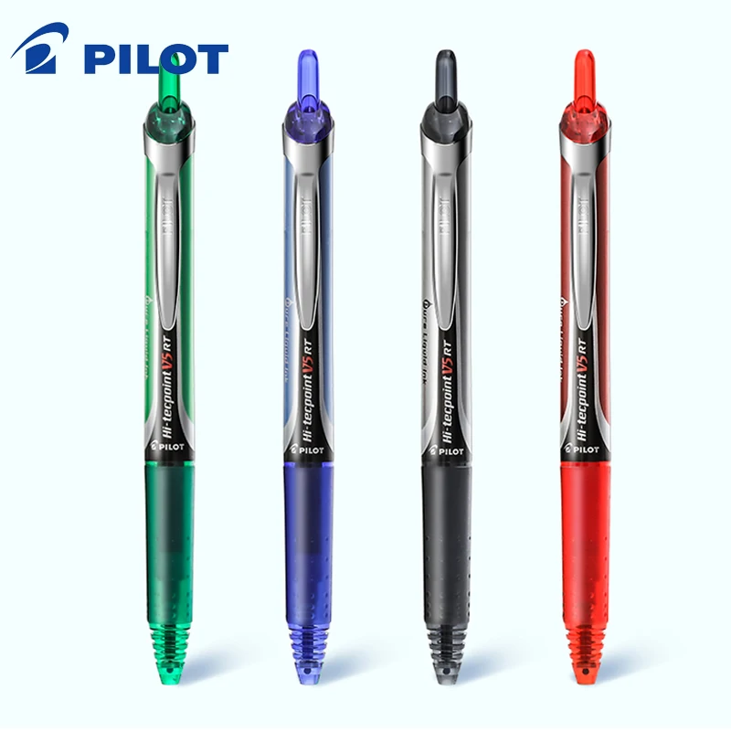 

8 Pcs/Lot Japan Pilot BXRT-V5 RT Hi-Tecpoint RollerBall Pen 0.5mm 4 colors stationery Writing Supplies Office & School Supplie