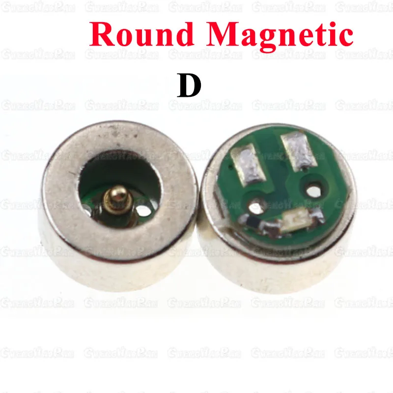 

20PCS Round Magnetic Cable plug Type C Micro USB C 8 pin Plugs Fast Charging Adapter Phone Microusb Type-C Magnet Charger Plug