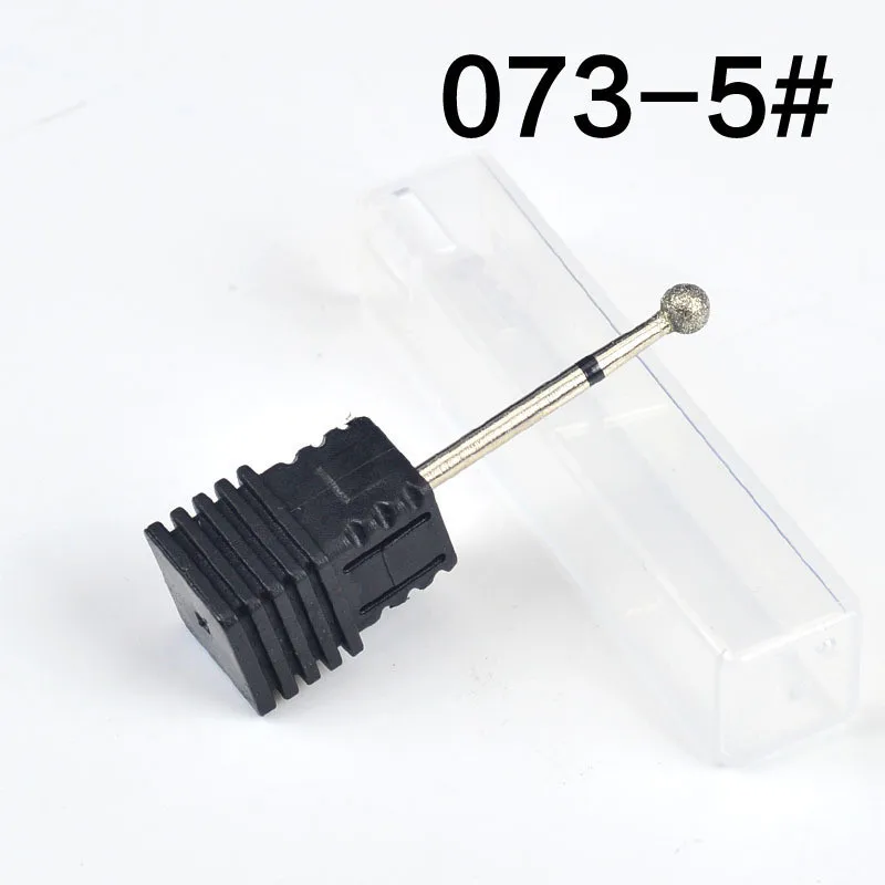 Алмазная фреза для ногтей 6 размеров шаровая кутикулы электрические насадки