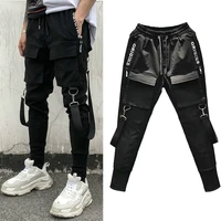 2020 new fashion hip hop sweatpants men black mens joggers harem pants multi pocket pencil jogger pants men