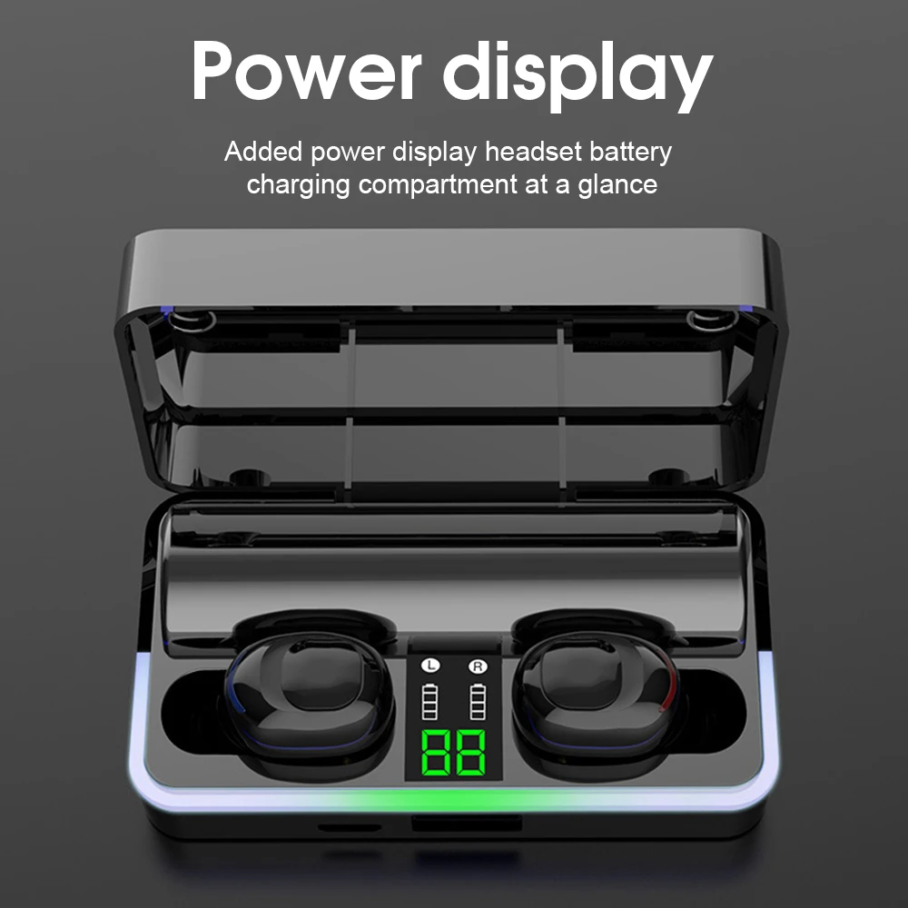 W12 TWS Wireless Earbuds Mini Bluetooth 5.0 Stereo Sport Earphones Headset 200 Hours Standby Time | Электроника