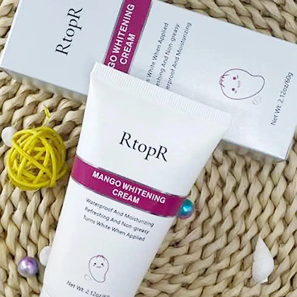 

50% Hot Sale 60g Skin Cream Oil Controlled Nourishing Anti-Aging Mango Whitening Face Cream for Girl