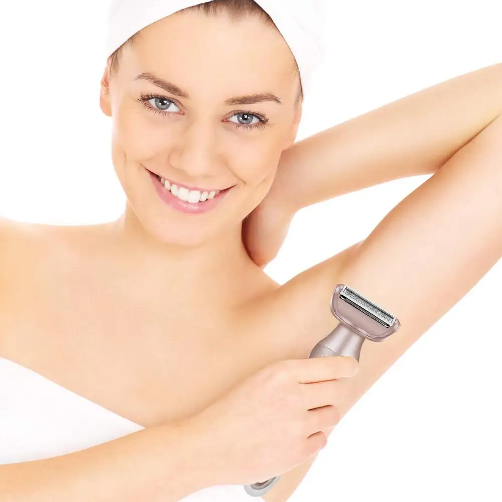 Женская электрическая бритва 4 в 1 для удаления волос на теле триммер депиляции