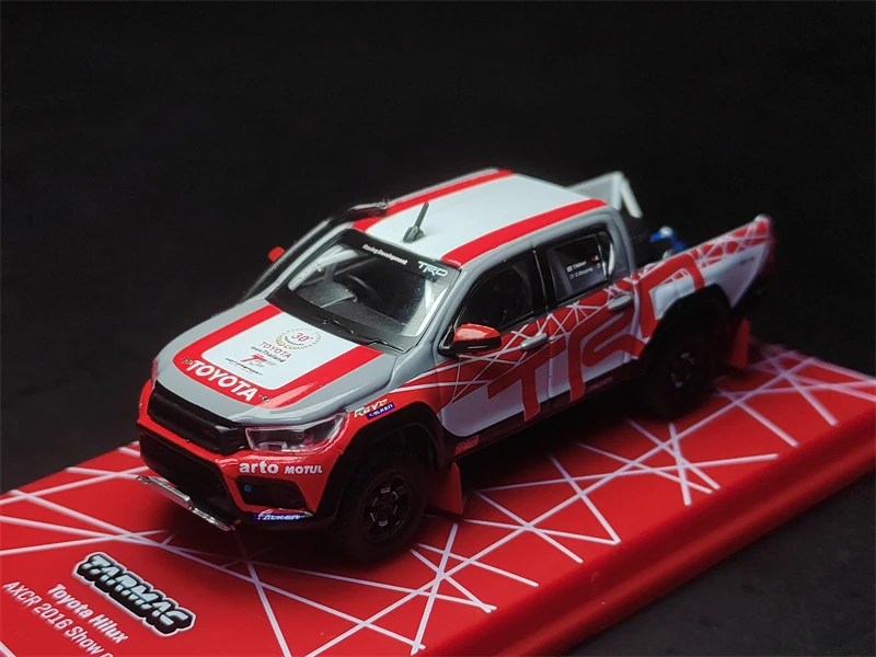 

Коллекция лимитированных моделей автомобилей HeyToys Tarmac Works 1/64 Toyota Hilux AXCR 2016