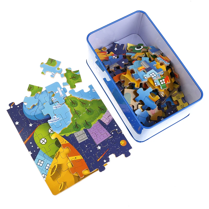 

200 Pieces Puzzle Toy Children Wooden Jigsaw Puzzles Educational Toys Gift